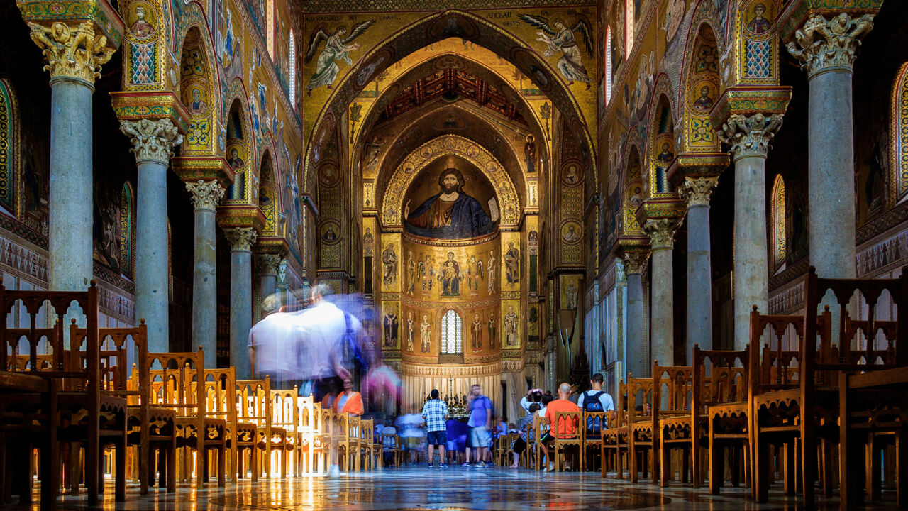 Kathedrale in Monreale von innen 